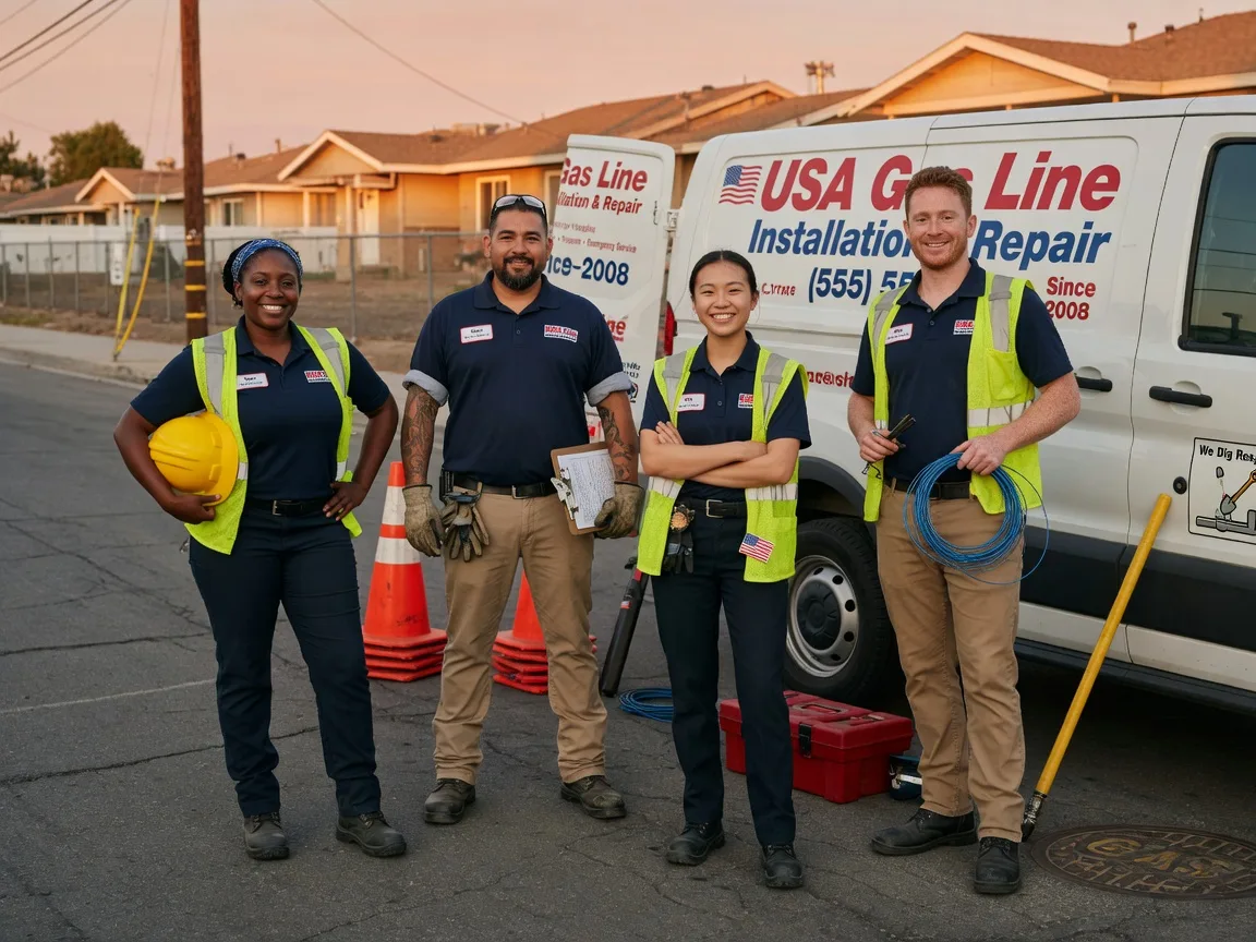 Gas Line Installation company in Tioga, WV